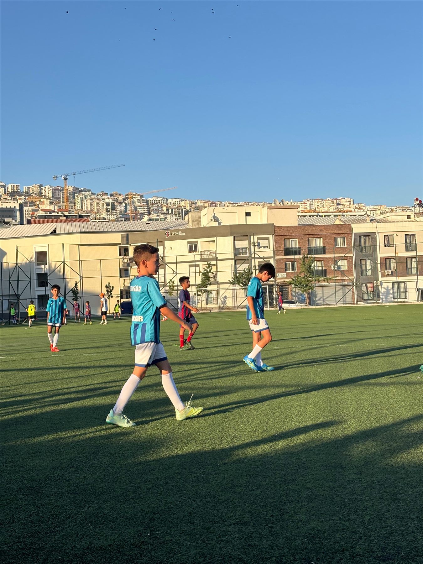 Sahada sporcu